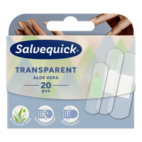Salvequick Transparent Aloe Vera Plåster - 20 st