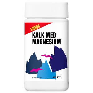 Vitalia Kalcium + Magnesium är ett kosttillskott som erhållits från dolomitkalk, som är en av naturens rikaste källor av magnesium.