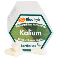 Berthelsen Kalium 300 mg - 60 kapslar
