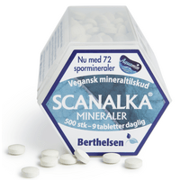 Berthelsen Scanalka Mineraler - 500 tabletter