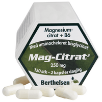Berthelsen Mag-Citrat 250 mg - 120 kapslar
