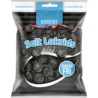 Nordthy Sockerfri Saltlakrits - 75 g