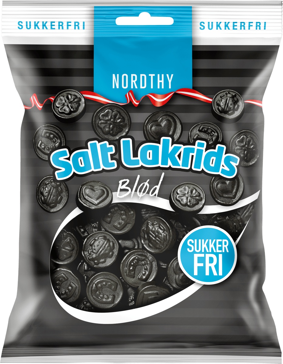 Sockerfri Saltlakrits - 75 g