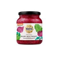 Biona Organic Sauerkraut med rödbeta, eko - 350 g