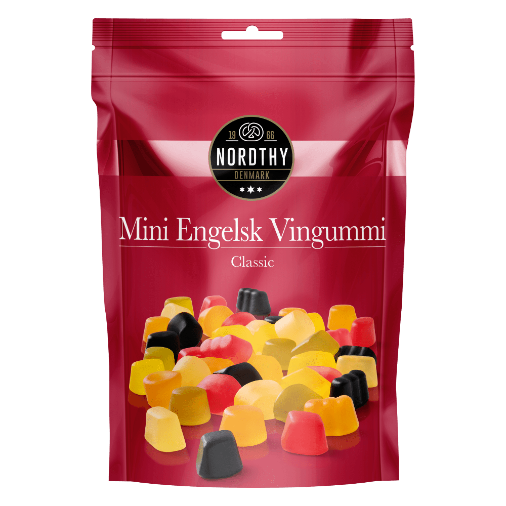 Mini Engelsk Vingummi - 145 g
