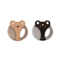 Filibabba Kylande Bitring Pingvin & Hjort, 2-pack