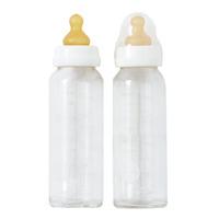 Hevea Baby Glasflaska 240 ml - 2 pack