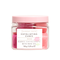 Sunday Rain Rose Exfoliating Cubes - 150 g
