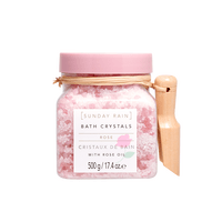 Sunday Rain Rose Bath Crystals - 500 g