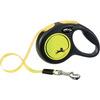 Flexi Hundkoppel New Neon band L, 5 m, 50 kg - gul