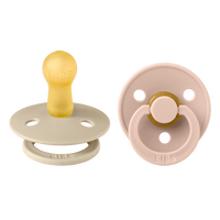 BIBS Colour Latex Vanilla/Blush 2 pack - Str. 2