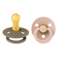 BIBS Colour Latex Dark Oak/Blush 2 pack - Stl 2