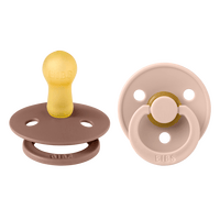 BIBS Colour Latex Woodchuck/Blush 2 pack - Stl 2