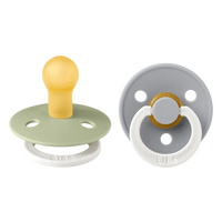 BIBS Colour GLOW Latex Sage/Cloud 2 pack - Stl 1
