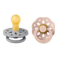 BIBS Boheme Latex Cloud/Blush 2 pack - Flera storlekar