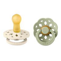 BIBS Boheme Latex Ivory/Sage 2 pack - Strl 2