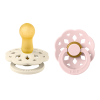 BIBS Boheme Latex Ivory/Blossom 2 pack - Strl 2