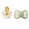 BIBS Supreme Latex Ivory/Sage 2-pack - Flera storlekar - Stl 2
