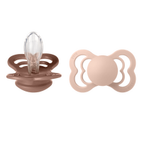 BIBS Supreme Silicone Woodchuck/Blush 2-pack - Stl 2