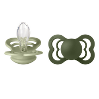 BIBS Supreme Silicone Sage/Hunter Green 2-pack - Stl 2