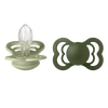 BIBS Supreme Silicone Sage/Hunter Green 2-pack - Flera storlekar - Stl 2