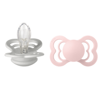 BIBS Supreme Silicone Haze/Blossom 2-pack - Stl 2
