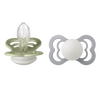 BIBS Supreme GLOW Silicone Sage/Cloud 2 pack - Flera storlekar - Stl 2