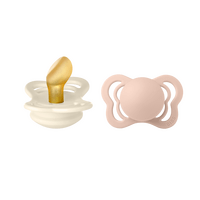 BIBS Couture Latex Ivory/Blush 2 pack - Str. 1
