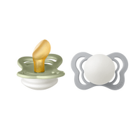 BIBS Couture GLOW Latex Sage/Cloud 2 pack - Str. 1