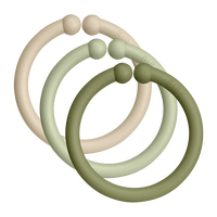 BIBS Loops Vanilla/Sage/Olive - 12 pack