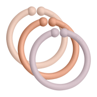 BIBS Loops Blush/Peach/Dusky Lilac - 12 pack