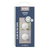 BIBS Supreme GLOW Silicone Sage/Cloud 2 pack - Flera storlekar