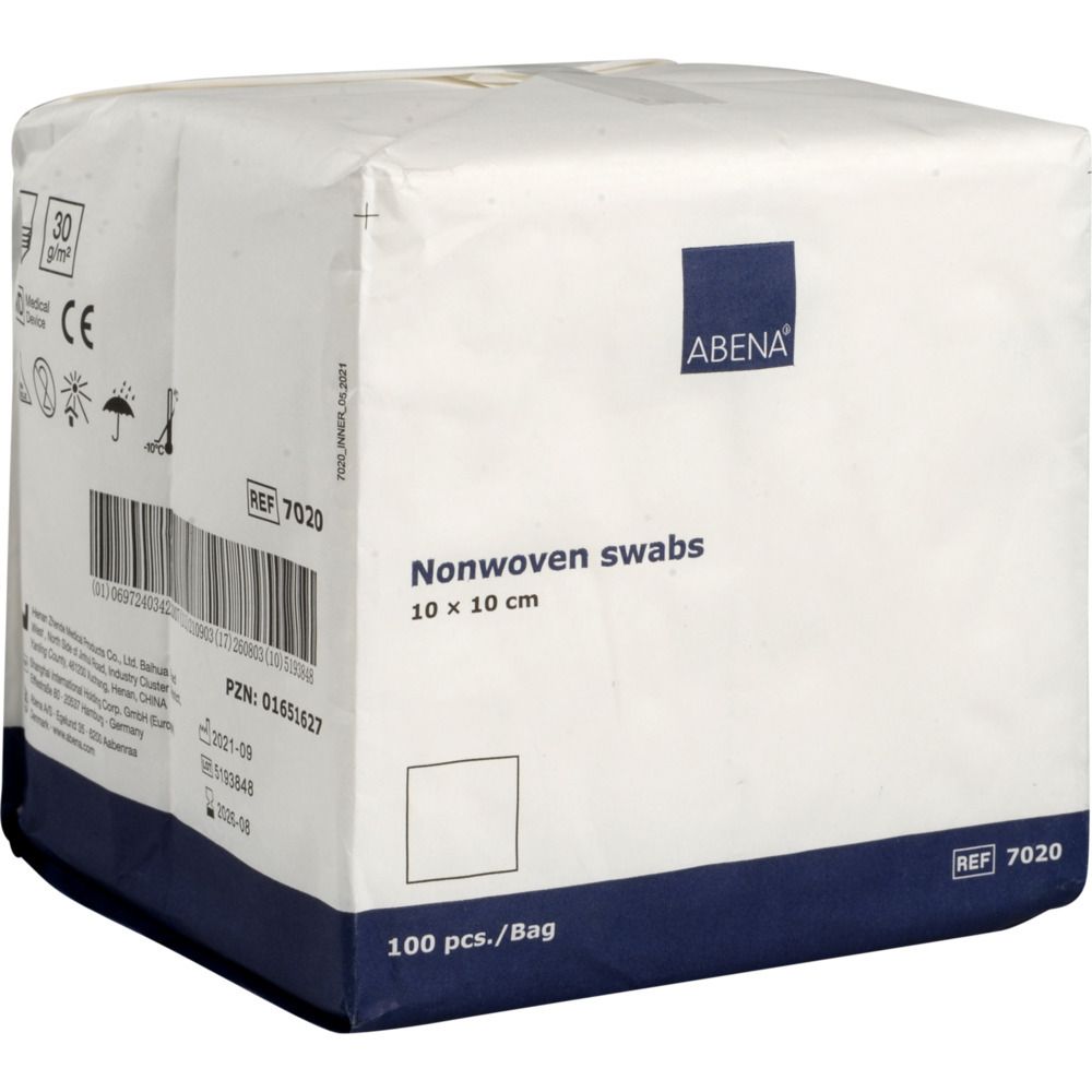 Nonwoven kompres 10x10 cm - 100 st