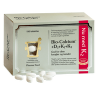 Bio-Calcium+D3+K1+K2 - 150 tabletter