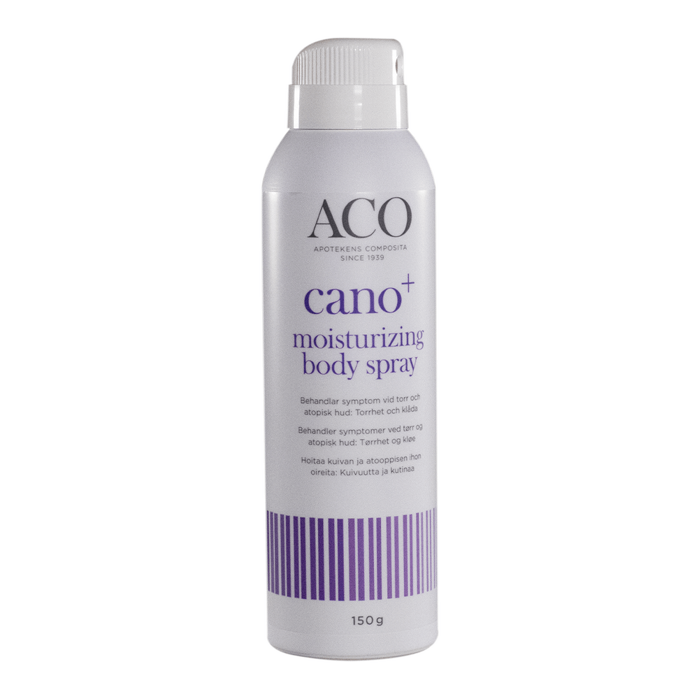 Køb ACO Cano+ Moisturizing Body Spray 150 ml Med24.dk