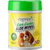 Espree Ear Care Aloe Wipes - våtservetter för att rengöra din hunds öron som effektivt tar bort smuts, lukt och öronvax. Med24.se