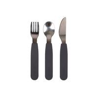 Filibabba Silikonbestickset - Stone Grey