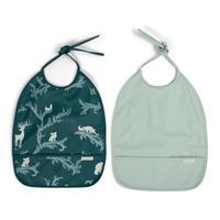 Filibabba Haklapp med knytband 2-pack - Björn