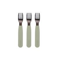 Filibabba Silikongafflar 3-pack - Green