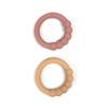 Filibabba Silikon Bitring 2-pack - Vintage Rose