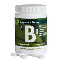 B1-vitamin, 50 mg - 90 tabletter