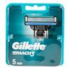 Gillette Mach3 Rakblad - trebladig kvalitetsrakhyvel som säkerställer en nära och jämn rakning