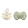 BIBS Infinity Silicone Anatomisk Ivory/Sage 2 pack - Flera storlekar - Str. 1