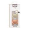 BIBS Infinity Silicone Anatomisk Vanilla/Peach 2 pack - Flera storlekar