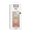 BIBS Infinity Silicone Symetrisk Vanilla/Peach 2 pack - Flera storlekar