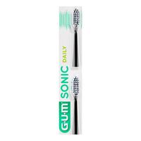 Gum Sonic Daily Borsthuvuden Soft Svart - 2 st