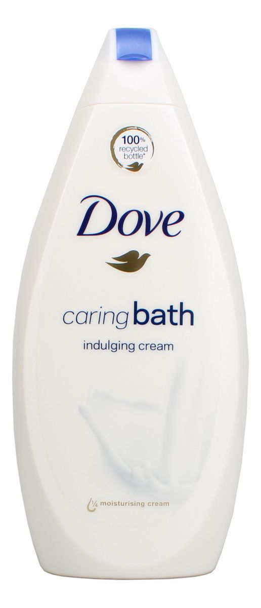 Köp Dove Caring Bath Indulging Cream Body Wash 500 ml hos Med24.se