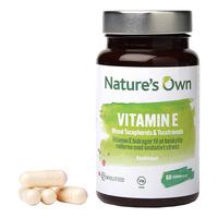 Nature's Own Vitamin E - 60 kapslar