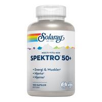 Solaray Spektro 50+ Multi-Vita-Min - 100 kapslar