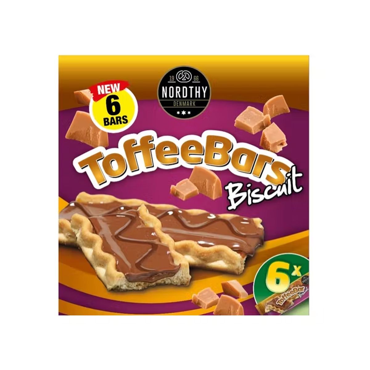Köp Nordthy Toffee Bars 4 st 162 g hos Med24.se